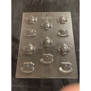 CK Cup Saucer Teapot Bridal Shower Birthday Chocolate Cake Decorating Supplies